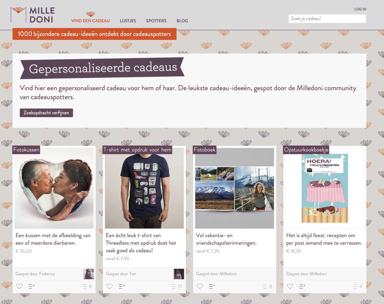 Milledoni - find your perfect gift